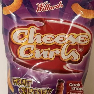 Willards cheese curls fruit chutney 90g bb: 26/`11/25