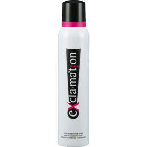 Exclamation perfume deodorant spray 150ml