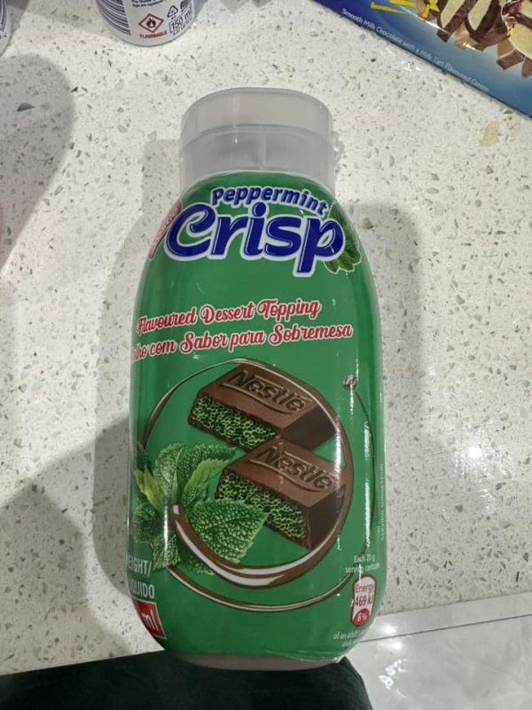 Peppermint Crisp flavoured dessert topping  sauce  500ml