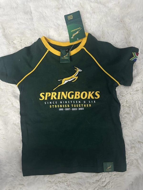 Unisex kids springboks  T-shirt 6-7years