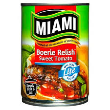 Miami Boerie Relish Lite 450g can