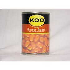 Koo butter beans in tomato sauce, 420g