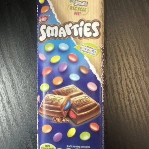 nestle smarties milk chocolate slab 80g