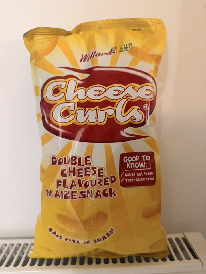 Willards Cheese curls Bag 90g