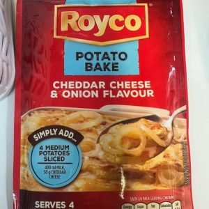 Royco Cheddar Cheese & onion Flavour potato bake sachet